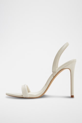 Sandali con tacco Quinney - Bianco