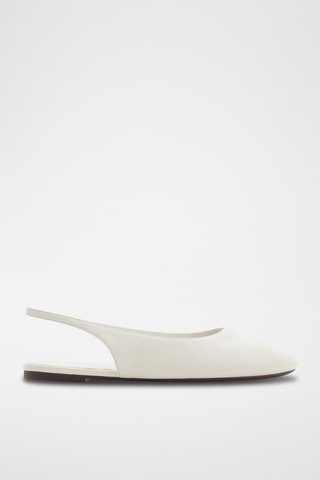 Ballerine in pelle di montone Dropwave - Bianco