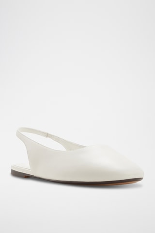 Ballerine in pelle di montone Dropwave - Bianco
