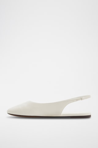 Ballerine in pelle di montone Dropwave - Bianco