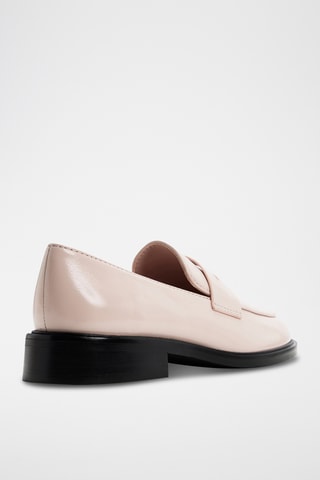 Mocassini in pelle in verniciata Valera - Rosa