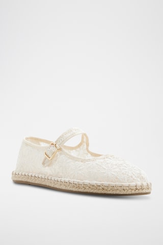 Ballerine in pizzo Alisse - Bianco