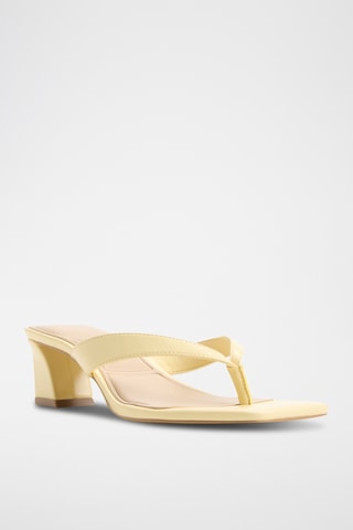 Sandali con tacco Hazy - Giallo chiaro