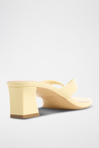Sandali con tacco Hazy - Giallo chiaro