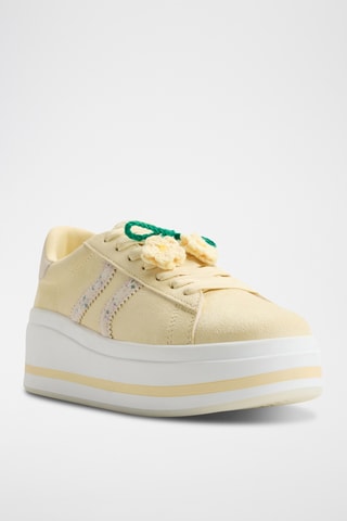 Sneakers platform Paotlan - Giallo chiaro