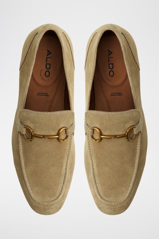 Mocassini in pelle scamosciata di montone Torrance - Beige
