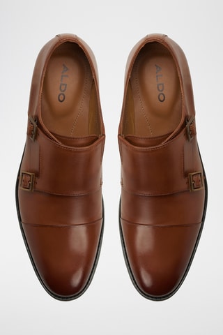 Monk strap in pelle Henson - Marrone