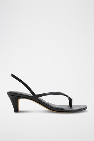 Sandali con tacco Lioria - Nero