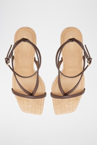 Sandali con tacco Sparks - Marrone scuro