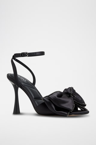 Sandali con tacco Tinsel - Nero