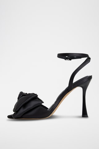 Sandali con tacco Tinsel - Nero