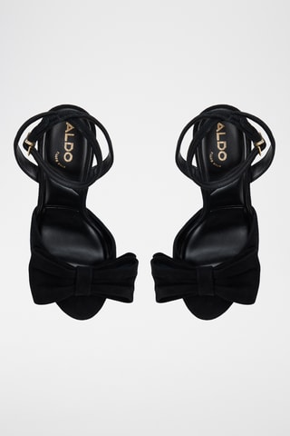 Sandali con tacco in pelle Tinsletta - Nero