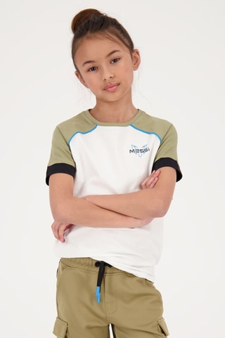 T-shirt Hucio - Wit - Wit, zwart en groen