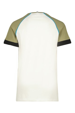 T-shirt Hucio - Wit - Wit, zwart en groen