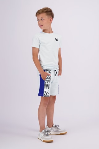 Short Rafo - Blauw en Wit - Wit, zwart en blauw