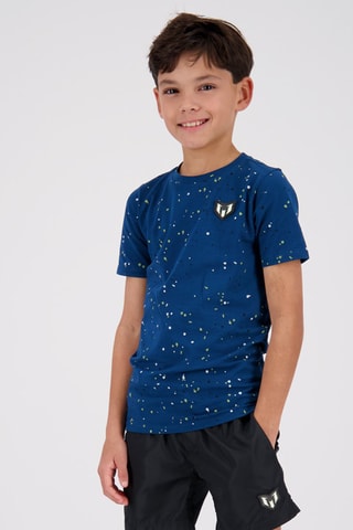 T-shirt Jose - Petrolblauw - Blauw