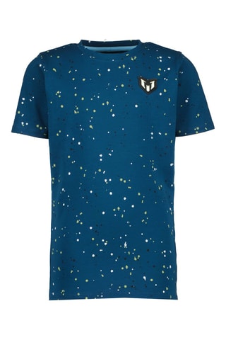T-shirt Jose - Petrolblauw - Blauw