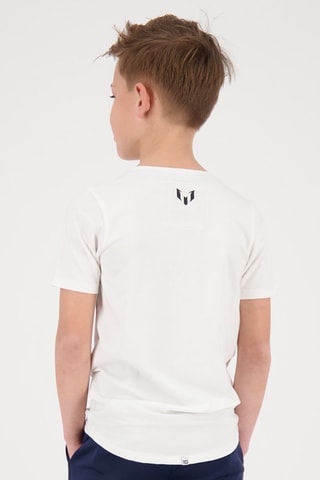 T-shirt - Wit - Wit en zwart