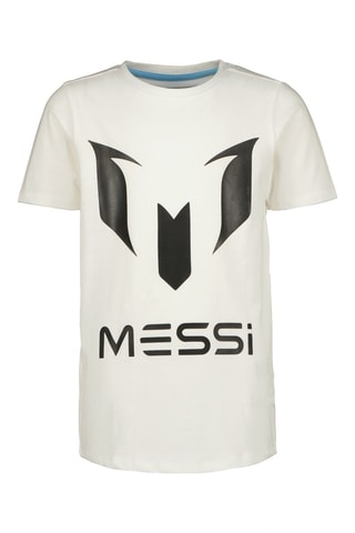 T-shirt - Wit - Wit en zwart