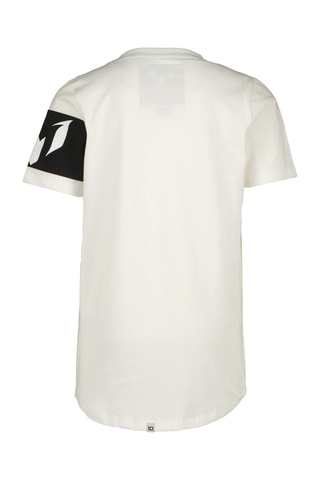 T-shirt Junin- Wit - Wit en zwart