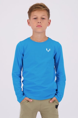 T-shirt Juan - Blauw - Wit en blauw