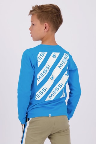 T-shirt Juan - Blauw - Wit en blauw