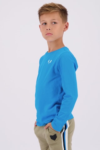 T-shirt Juan - Blauw - Wit en blauw