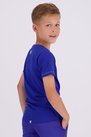 T-shirt - Blauw - Wit en blauw