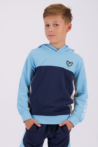 Sweater met Capuchon Malpu - Blauw - Blauw en grijs