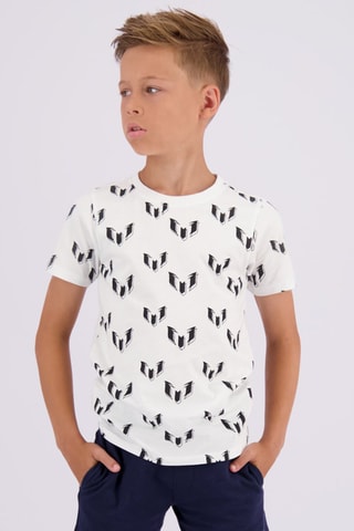 T-shirt Neron - Wit - Wit en zwart