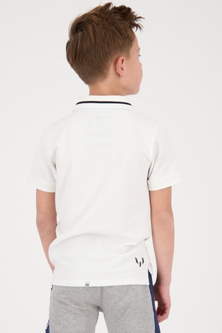 Polo Coton -  Wit - Wit en zwart