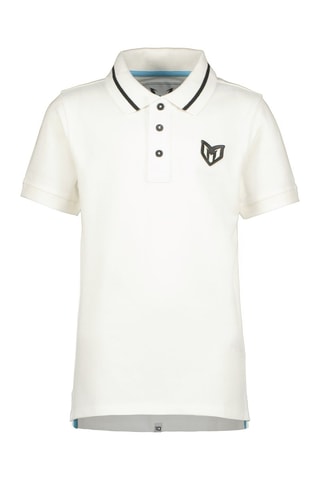 Polo Coton -  Wit - Wit en zwart