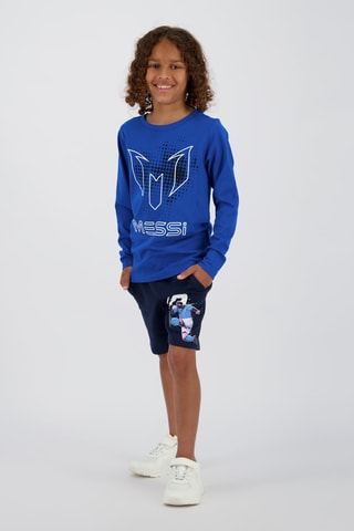 T-shirt Messi - Blauw - Blauw en wit