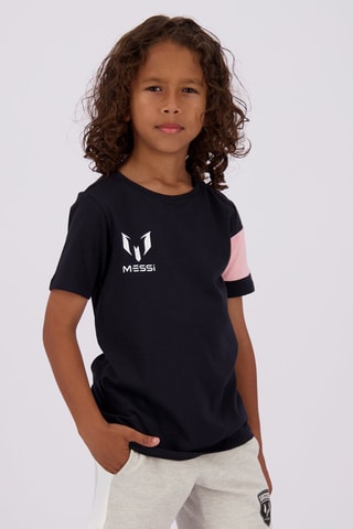 T-shirt Captain - Zwart - Roze, wit en zwart