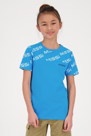 T-shirt Hivan - Blauw - Wit en blauw