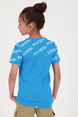 T-shirt Hivan - Blauw - Wit en blauw
