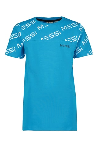 T-shirt Hivan - Blauw - Wit en blauw