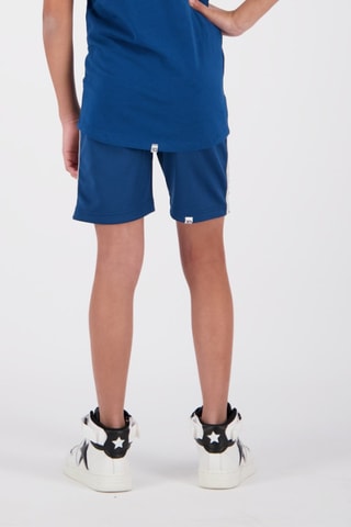 Short Rolon - Petrolblauw - Wit, zwart en blauw