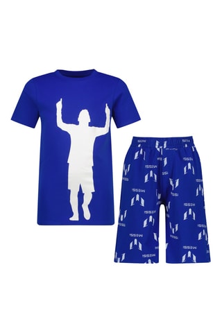 T-shirt en Short - Blauw