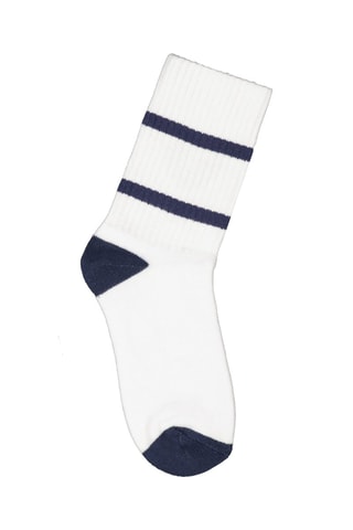 Sokken Unzue - Wit - Wit en blauw