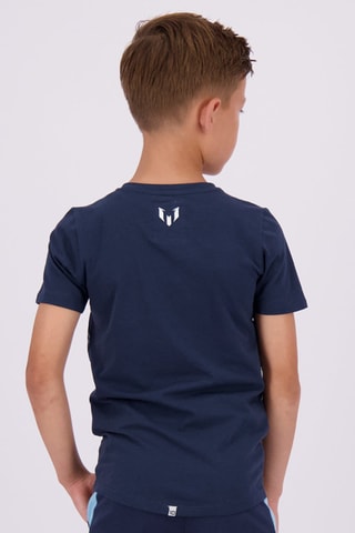 T-shirt Huaco - Marineblauw - Wit en blauw