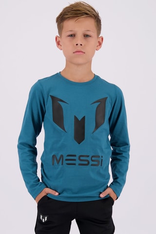 T-shirt Jueno - Turquoise - Zwart en blauw