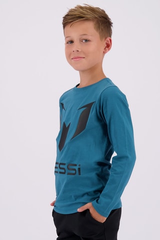 T-shirt Jueno - Turquoise - Zwart en blauw
