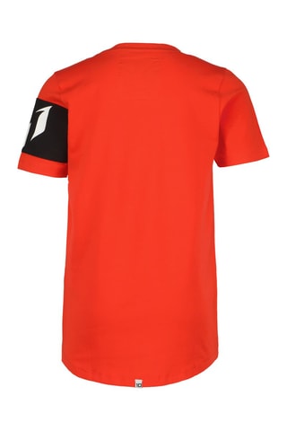 T-shirt Junin- Rood - Wit, zwart en rood