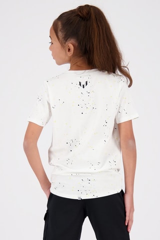 T-shirt Jose - Wit - Wit, zwart en geel