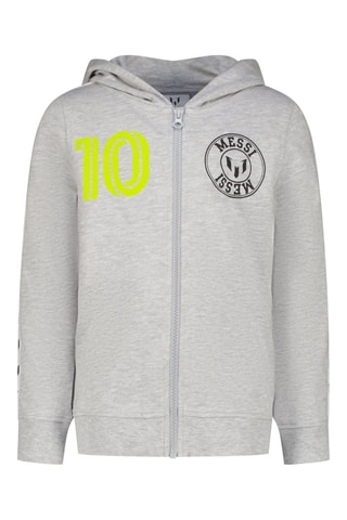 Sweater met Capuchon Messi- Grijs - Grijs