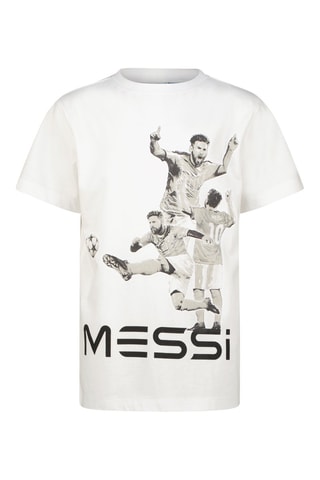 T-shirt Messi - Wit - Wit
