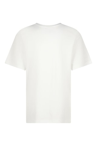 T-shirt - Wit - Blauw, roze en wit