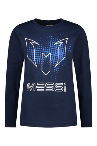 T-shirt Messi - Marineblauw - Wit en blauw