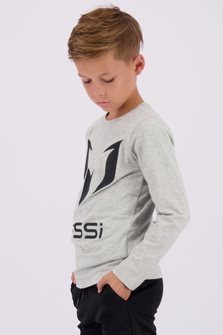 T-shirt Juneo - Gemêleerd Grijs - Zwart en grijs